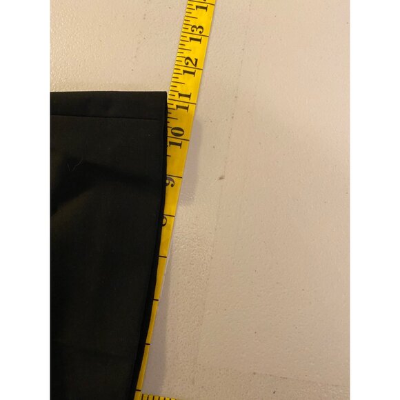 Cache Womens Black Flared Dress Pants Size 10 Rhinestone Snap Accent - Picture 9 of 9